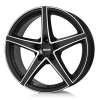 Alutec Raptr 8x18 / 5x112 ET27 DIA66,6 Racing black front polished