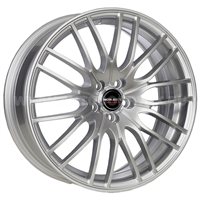 Borbet CW4/5 8x18/5x108 ET45 D72.5 Sterling Silver