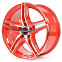 Borbet XRT 8.5x19/5x112 ET35 D72.5 Red Front Polished