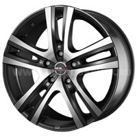 MAK Aria 6,5x16/5x118 ET45 D71,1 Gun Metallic - Mirror Face