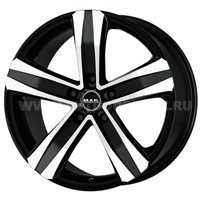 MAK Stone5 T 7x17/5x118 ET62 D71,1 Black mirror