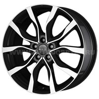 MAK Wolf 7.5x17/5x100 ET35 D72 Black mirror