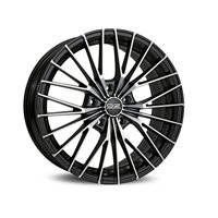 OZ Ego 7.5x16/5x112 ET48 D75 Matt Black + Diamond Cut