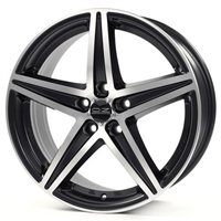 OZ Energy 8x17/5x100 ET35 D68 Matt Black + Diamond Cut