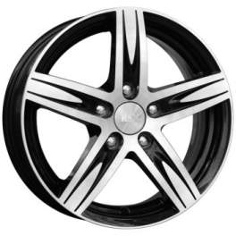 K&K Андорра 7x17/5x110 ET40 D65.1 алмаз черный