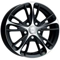 K&K Мулен Руж 5,5x14 / 4x100 ET45 DIA 67,1 Алмаз черный