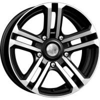 K&K Палладика 7x16 / 5x139,7 ET5 DIA 98 Алмаз черный