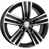 K&K да Винчи 7x16 / 5x120 ET41 DIA 67,1 Алмаз черный
