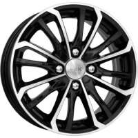 K&K Римэкс 5.5x14/4x100 ET43 D60.1 алмаз черный
