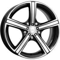 K&K Спринт 6,5x16 / 5x114,3 ET38 DIA 67,1 Алмаз черный