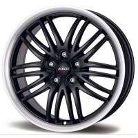 Alutec BlackSun 8x17 / 5x105 ET40 DIA 56,6 Racing Schwarz Doppel Hornpoliert