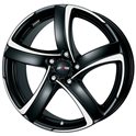 Alutec Shark 6x15/4x98 ET38 D58.1 Racing black polished