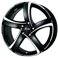 Alutec Shark 7x16 / 5x112 ET48 DIA70,1 Racing black polished