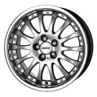 Alutec Magnum 8x18 / 5x114,3 ET38 DIA70,1 Sterling silver with stainless steel lip