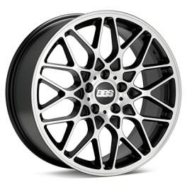 BBS RX 9.5x19/5x112 ET40 D82 Schwarz Diamantgedreht