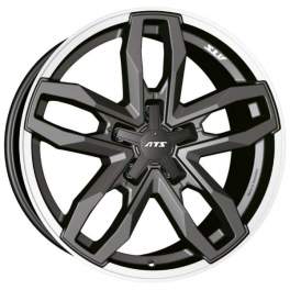 ATS Temperament 9.5x20/5x112 ET35 D75.1 Blizzard Grey Lip Polished
