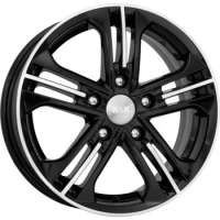 K&K Trinity 6x15 / 5x100 ET48 DIA56,1 Алмаз черный