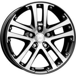 K&K Центурион 7x17/5x100 ET48 D56.1 блэк платинум