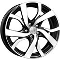 K&K Палермо 6x15/5x105 ET39 D56.6 блэк платинум