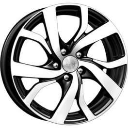 K&K Палермо 6x15/5x105 ET39 D56.6 блэк платинум