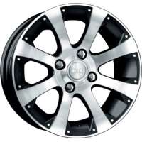 K&K Аркада 5,5x14 / 4x98 ET25 DIA58,5 Алмаз черный