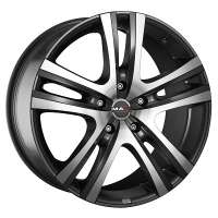 MAK Aria 9x18 / 5x120 ET35 DIA74,1 Gun Metallic - Mirror Face