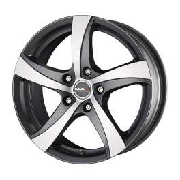 MAK Mistral 6.5x15/4x108 ET15 D65.1 Gun Metallic - Mirror Face