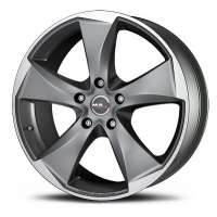 MAK Raptor5 8x17 / 5x120 ET35 DIA76 Graphite Mirror Face
