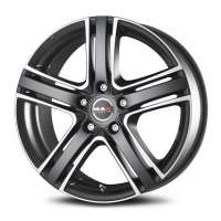 MAK Tuono 7x17 / 5x100 ET35 DIA72 Ice Superdark